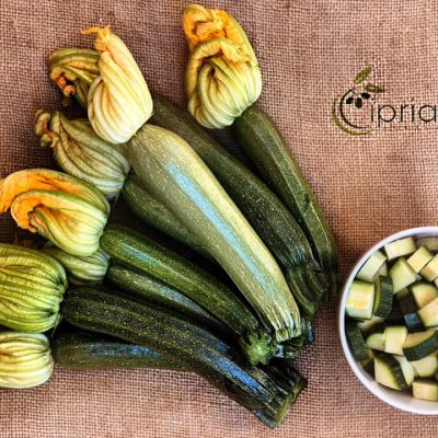 zucchine con fiore